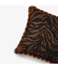 Bonnie and Neil | Cushion 60cm | Zebra Chocolate
